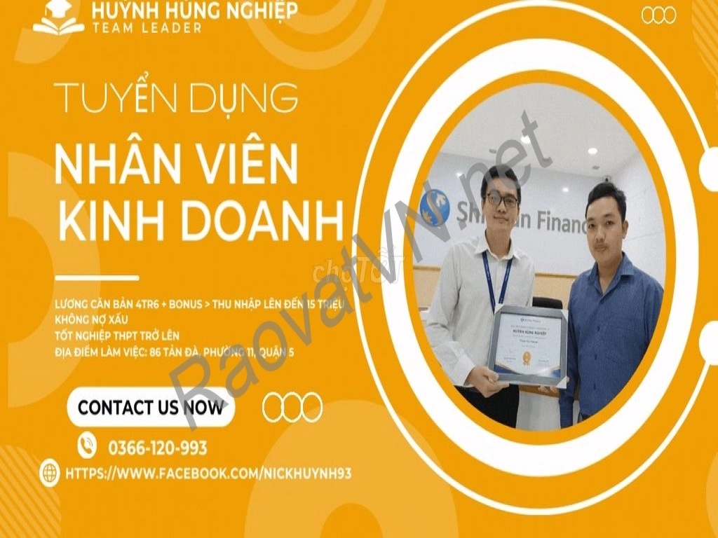 Shinhan Finance Tuyển Nhân Viên Kinh Doanh Q5