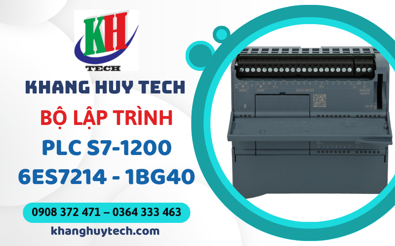 PLC S7-1200 6ES7 214-1BG40 - giải pháp tối ưu hiệu suất cho hệ thống tự động hóa sản xuất