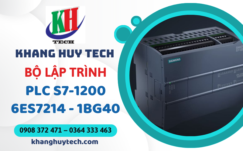 PLC S7-1200 6ES7 214-1BG40 - giải pháp tối ưu hiệu suất cho hệ thống tự động hóa sản xuất