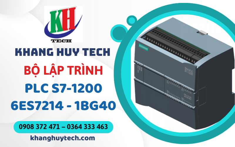 PLC S7-1200 6ES7 214-1BG40 - giải pháp tối ưu hiệu suất cho hệ thống tự động hóa sản xuất