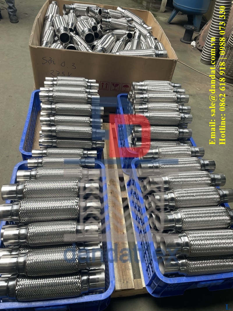 Cổ xả mềm ô tô, Bô chống rung inox, Khớp nối ống xả mềm, Ống xả mềm inox, Pô nhún ô tô