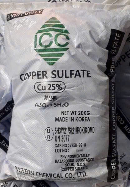 Copper Sulfate, đồng sunphat, CuSO4, xi mạ đồng