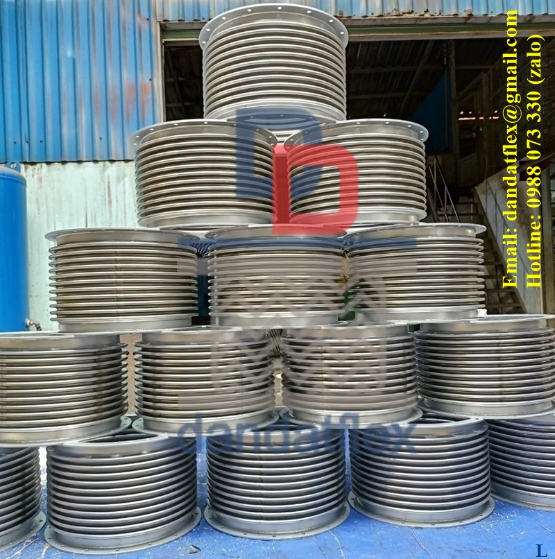 Khớp nối chống rung cho bơm, Khớp nối mềm máy phát điện, Khớp giãn nở inox