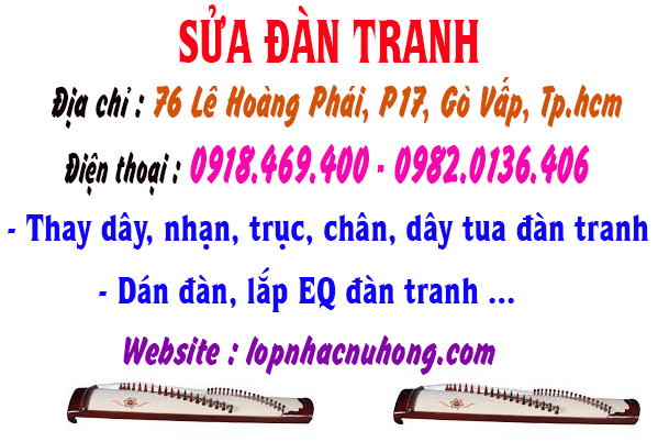 Sửa Đàn Tranh Tại Gò Vấp