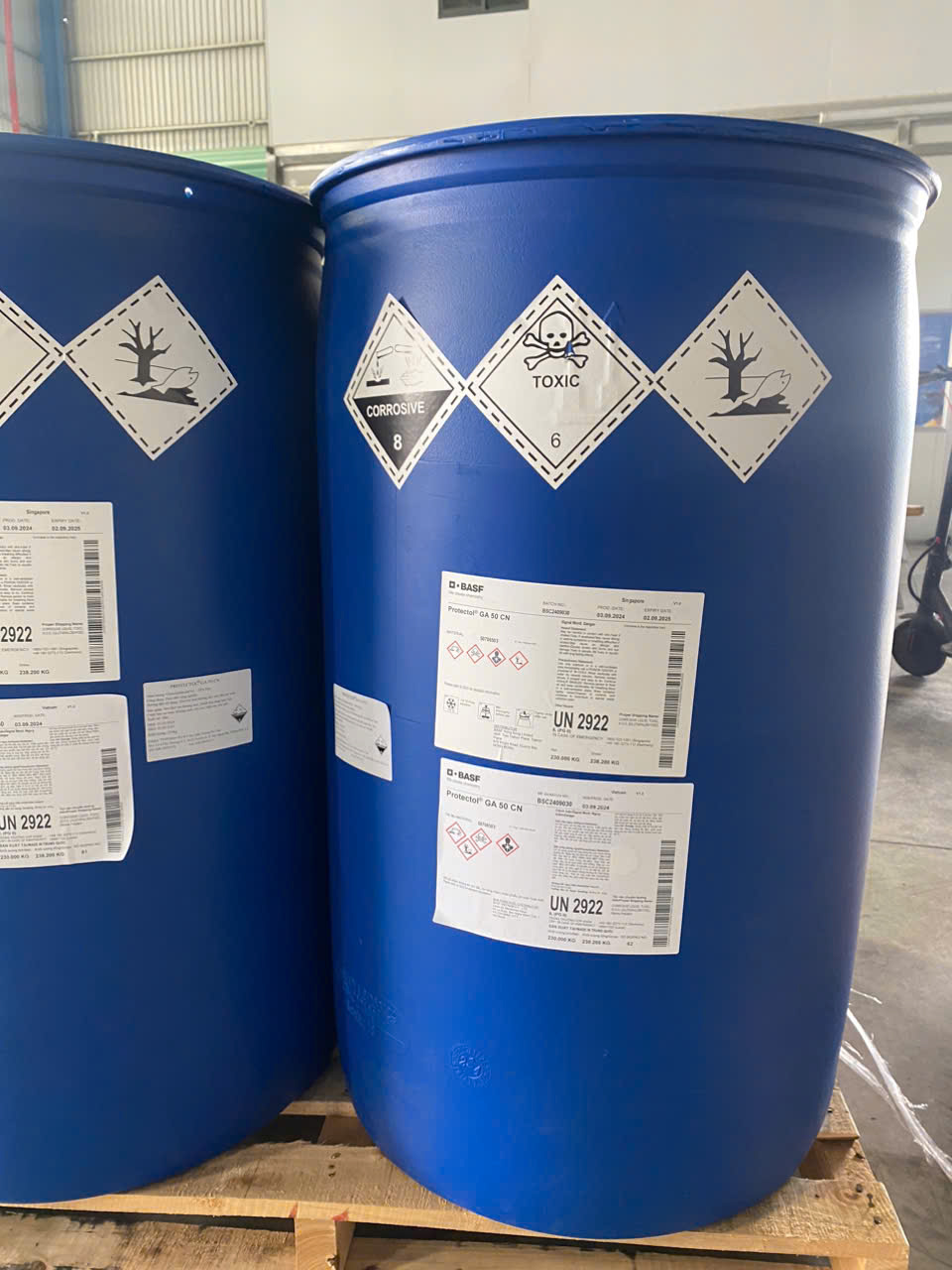 PROTECTOL GA 50CN: Glutaraldehyde diệt khuẩn ao nuôi