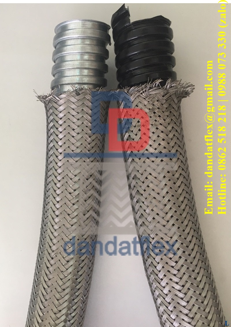 Ống ruột gà lõi thép, ống thép luồn dây điện bọc nhựa, khớp nối ống ruột gà kín nước