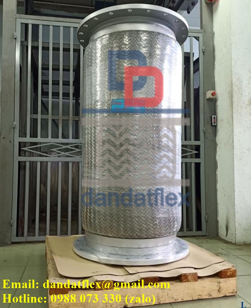 Khớp nối mềm inox mặt bích, khớp nối mềm mặt bích chống rung (Flexible Hose)