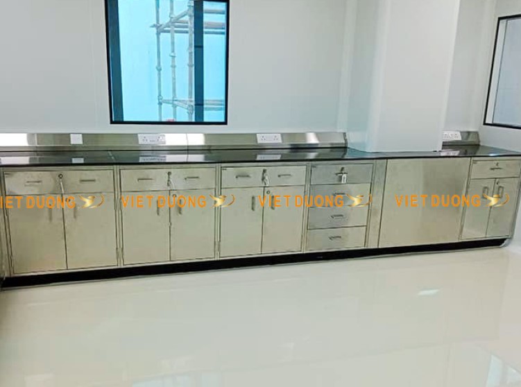 Thiết kế Lắp đặt Bàn thí nghiệm inox phòng sạch, Bàn thí nghiệm inox phòng vi sinh, Stainless Steel Work Bench: Nhà thầu chuyên nghiệp cho các dự án