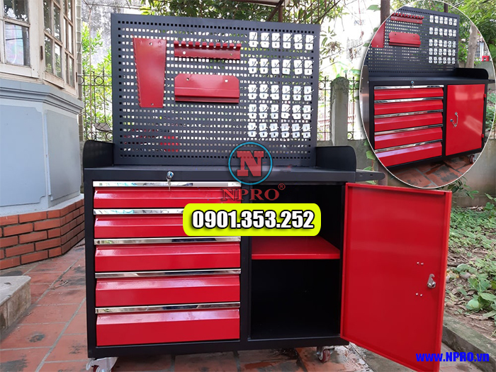 Tủ đựng đồ nghề 6 ngăn bảng treo